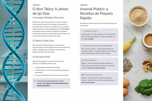 Conteúdo do E-book Fator Masculino