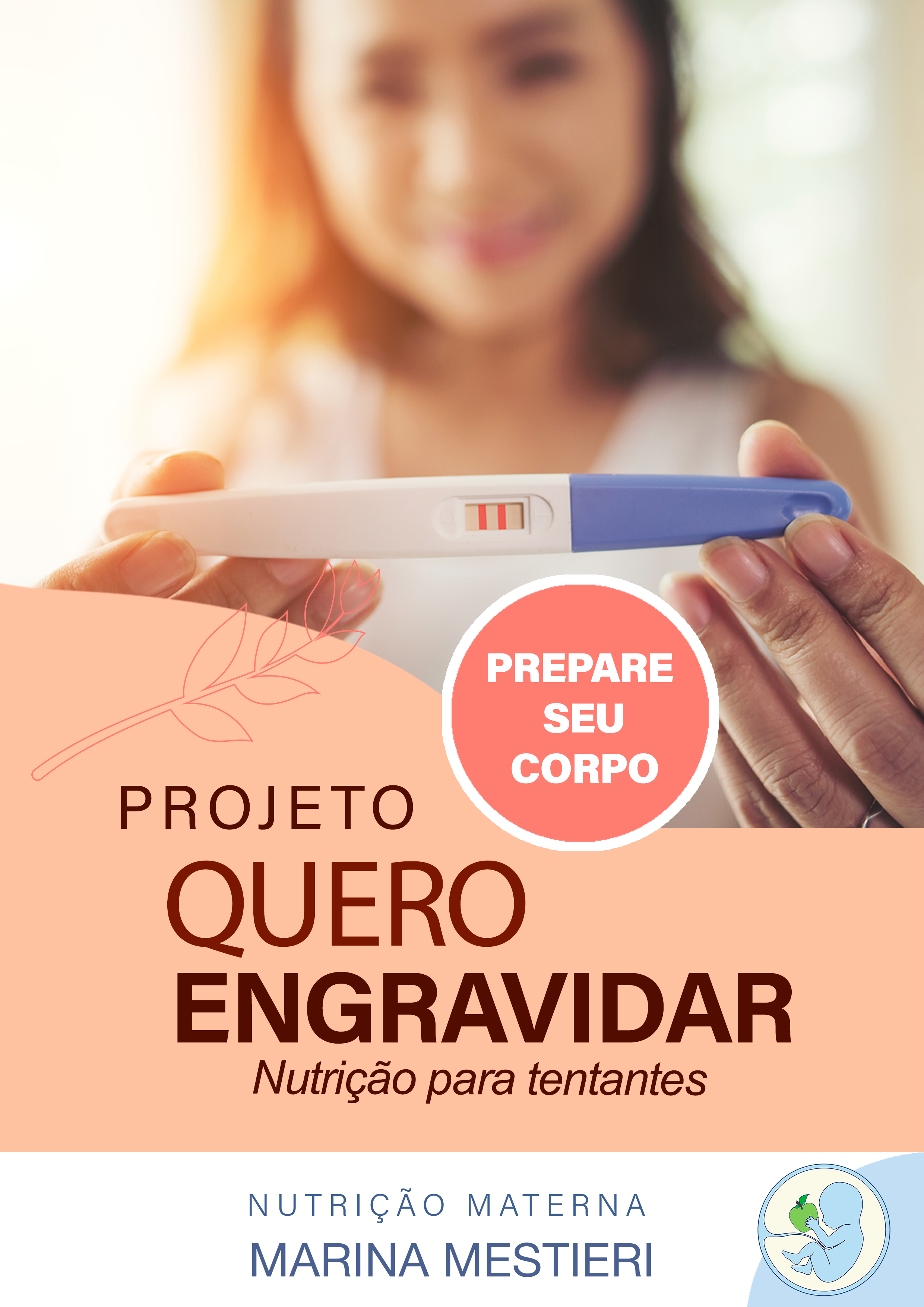 Capa do E-book Projeto Quero Engravidar
